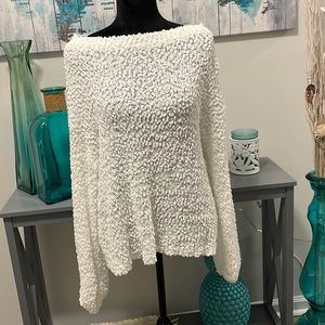 Cozy bubble sleeve sweater